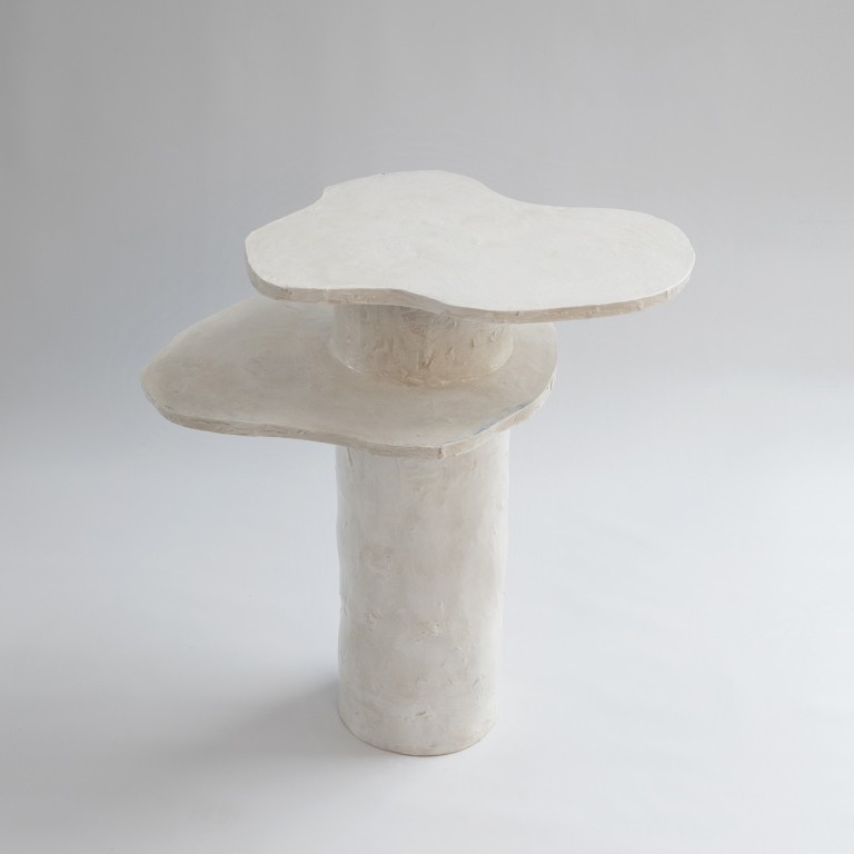 Céline Salomon - Oronce - Guéridon blanc